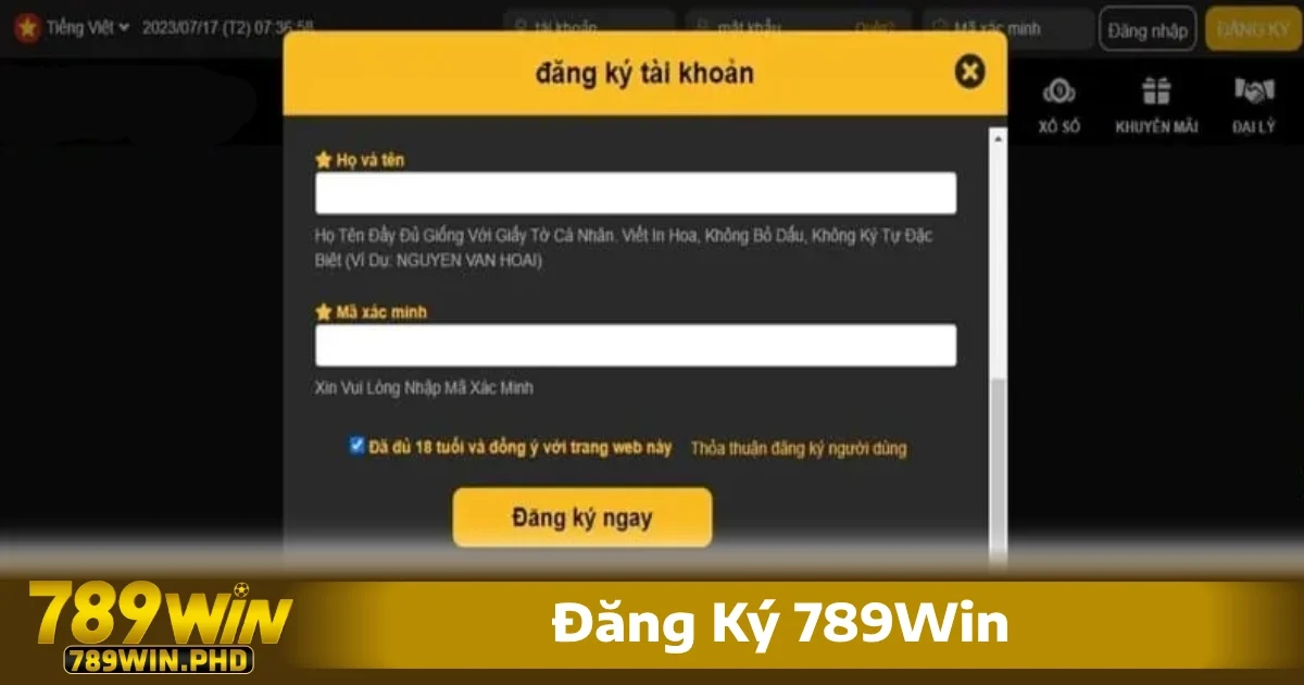 quy trình đăng ký 789win được thiết kế tối ưu để chỉ mất chưa đầy một phút để hoàn tất và bắt đầu chơi.